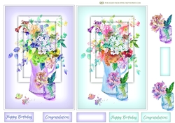 WILDFLOWER VASE TOPPERS