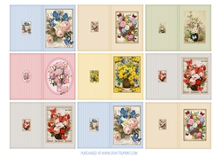 VINTAGE BLOSSOMS GIFT TAGS
