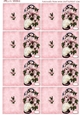 SIAMESE CAT WITH ROSES GIFT TAGS