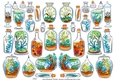 BOTTLED PLANTS A4 CRAFT SHEET