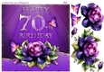 HAPPY 70TH BIRTHDAY W. DECOUPAGE