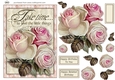 BIRTHDAY VINTAGE ROSES DECOUPAGE TOPPER