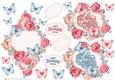 BIRTHDAY ROSES DECOUPAGE TOPPER