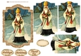 SAINT NICOLAS 2 VINTAGE PYRAMID TOPPER