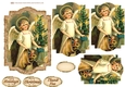 CHRISTMAS ANGEL 2 PYRAMID TOPPER
