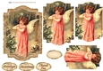 CHRISTMAS ANGEL 4 PYRAMID TOPPER