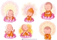 LOTUS BABIES DECOUPAGE