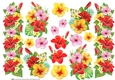 TROPICAL FLOWERS 2 DECOUPAGE