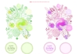 DELICATE FLORALS 2 TOPPERS