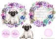 CACTUS PUPPY 1 DECOUPAGE TOPPER