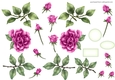 ELEGANT ROSE DECOUPAGE PINK