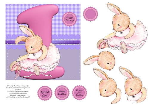 Ballerina Rabbit first birthday