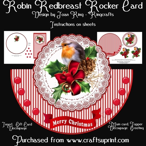 Robin Redbreast rocker card