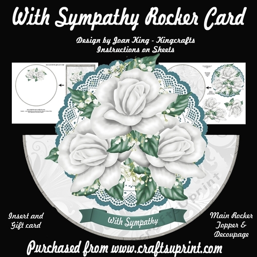 With Sympathy Rocker Card