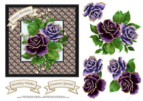 Purple Roses