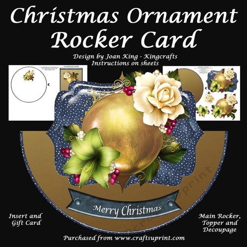 Christmas Ornament Rocker  Card