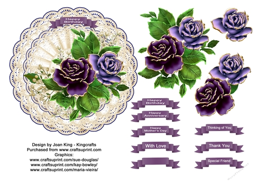 Purple Roses