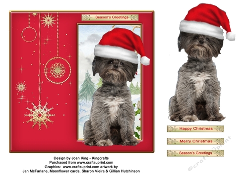 Christmas dog 3