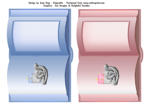 Inserts for both Baby Boy and Baby Girl Book card