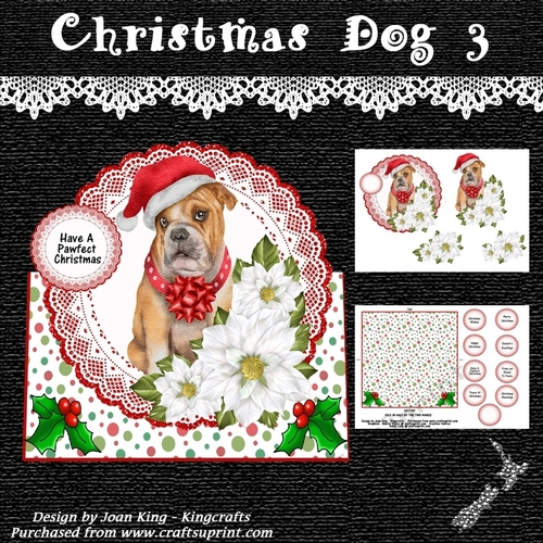 Christmas dog 3