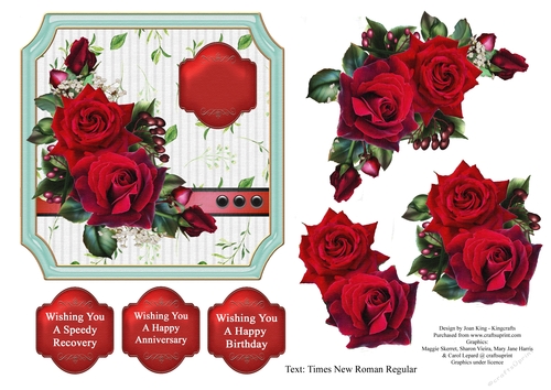 Red roses for a special occasion