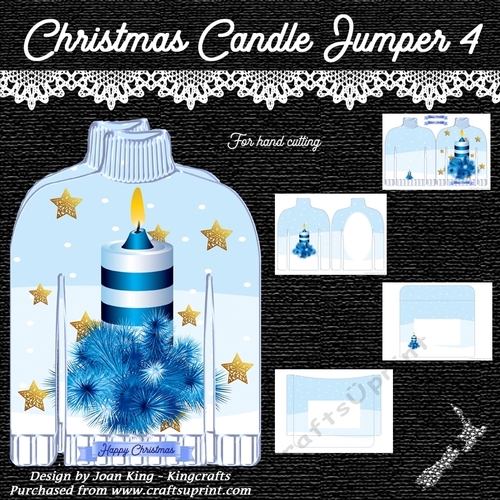 Christmas candle jumper 4