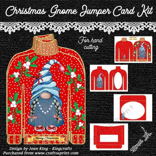 Christmas gnome jumper 1