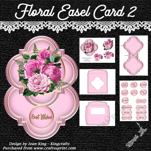 Floral Easel Card 2