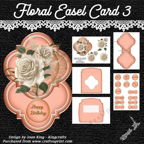 Floral Easel Card 3
