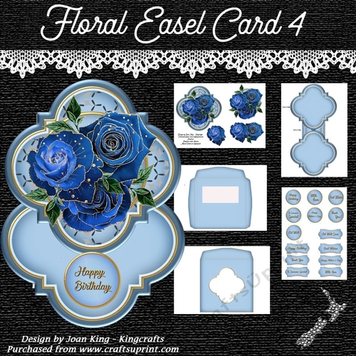 Floral Easel Card 4