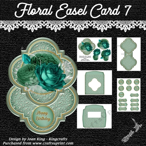 Floral Easel Card 7