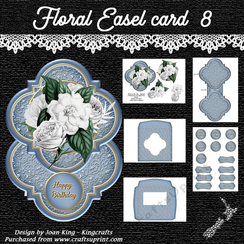 Floral Easel Card 8