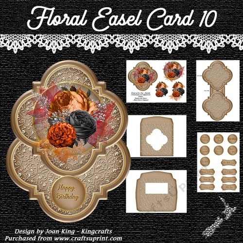 Floral Easel Card 10