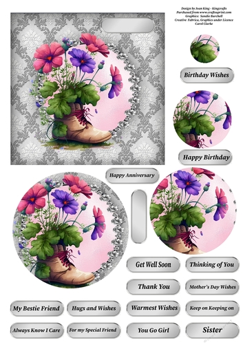 Boot of flowers 3