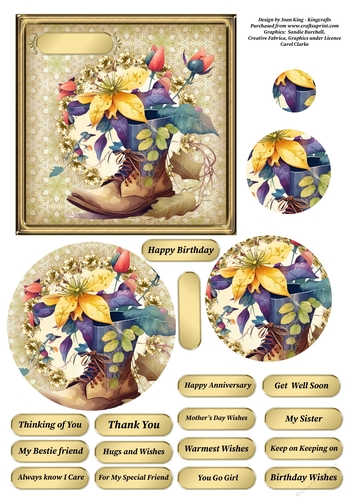 Boot of flowers 4