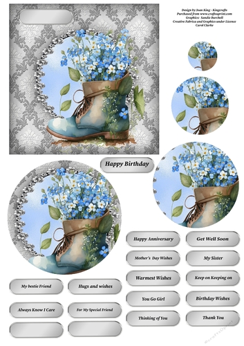 Boot of flowers 6