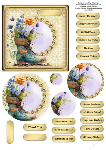 Boot of flowers 8