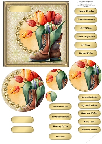 Boot of flowers 9
