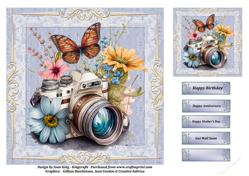 Butterfly and flowers 4