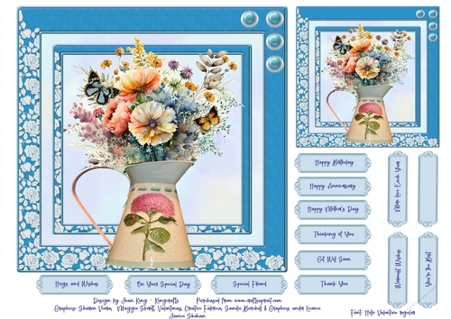 Pot of flowers 3