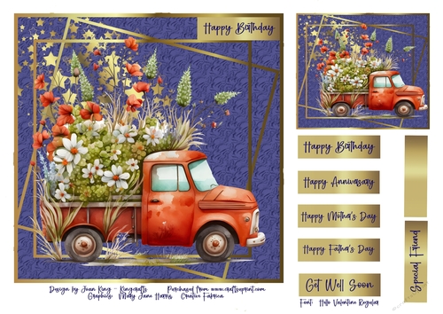Truck of flowers 2