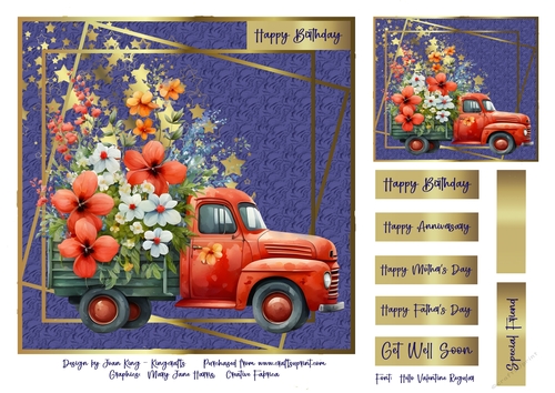 Truck of flowers 3