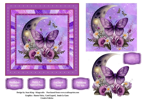 Butterfly and moon 2
