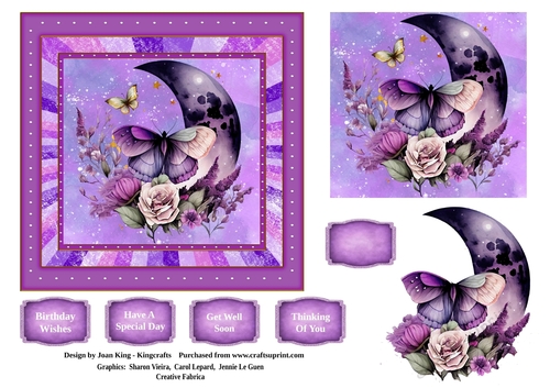 Butterfly and moon 4