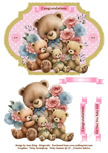 Bears for baby girl