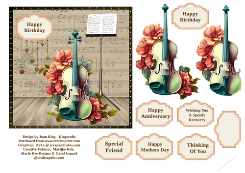 Music and Flowers 3