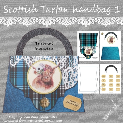 Scottish Tartan Handbag 1