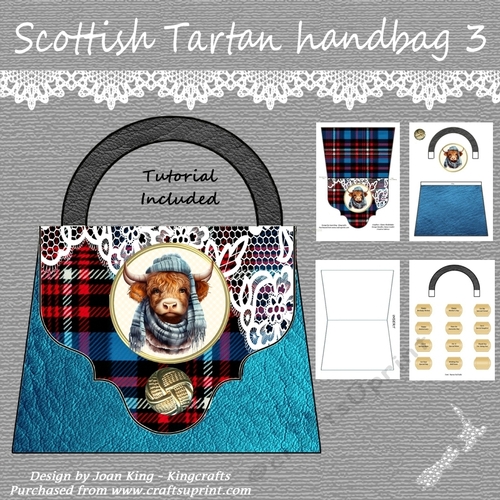 Scottish Tartan Handbag 3