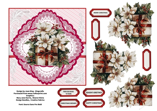 christmas bouquet  and presents 1