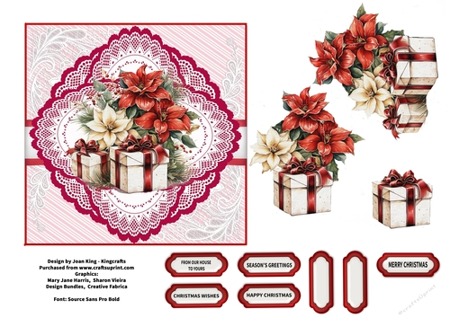 christmas bouquet  and presents 2